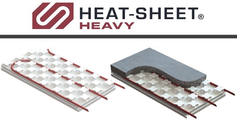 Heat-Sheet radiant floor panels